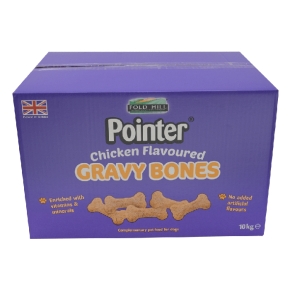 Pointer Gravy Bones Chicken 10kg By Foldhill
